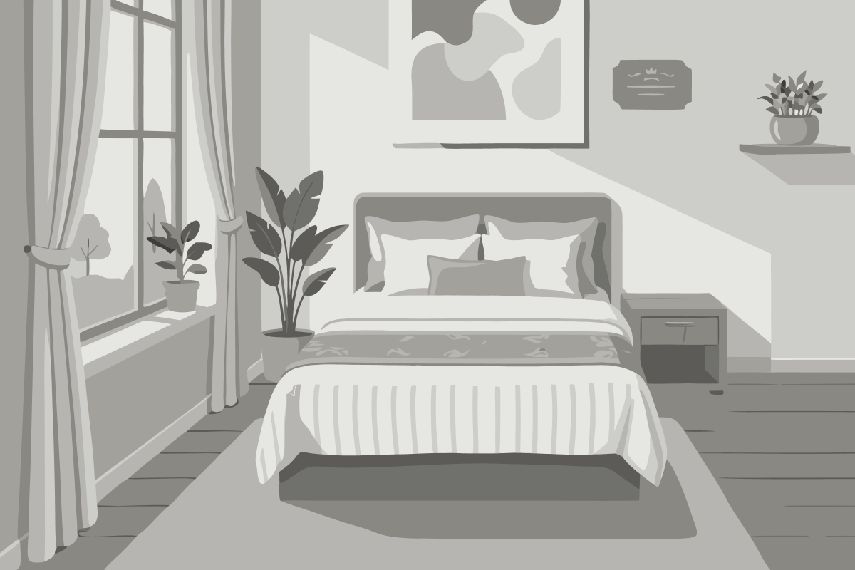 Chambre Lit King-Size - Accessible aux Personnes à Mobilité Réduite